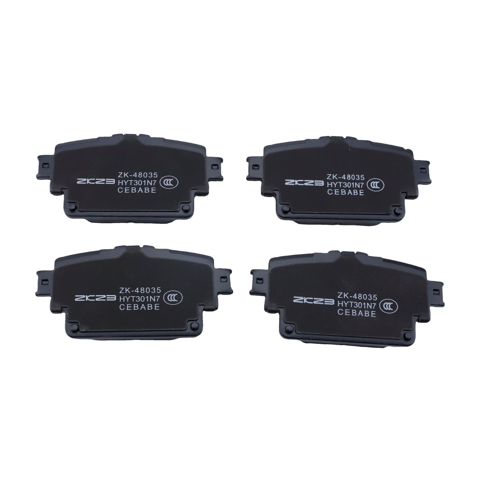 Rear Brake Pad Set For GAC GS8 (2th Generation) 2021-2023 2.0T-Hybrid TRUMPCHI M8 HYBRID 2022 Accessories Spare Parts Ceramics Rear