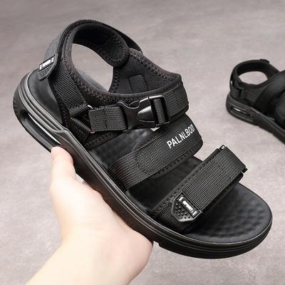2025 Summer New Men's Mesh Breathable Beach Shoes Air Cushion Sole Sandals Youth Trend Casual Sandals 8859