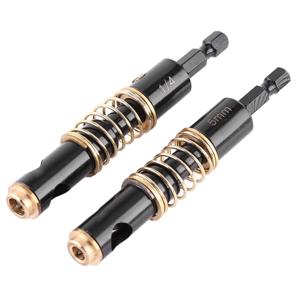 Door Hinge Drilling Centering Drill Bits Professional Opening Tool (5mm&14")