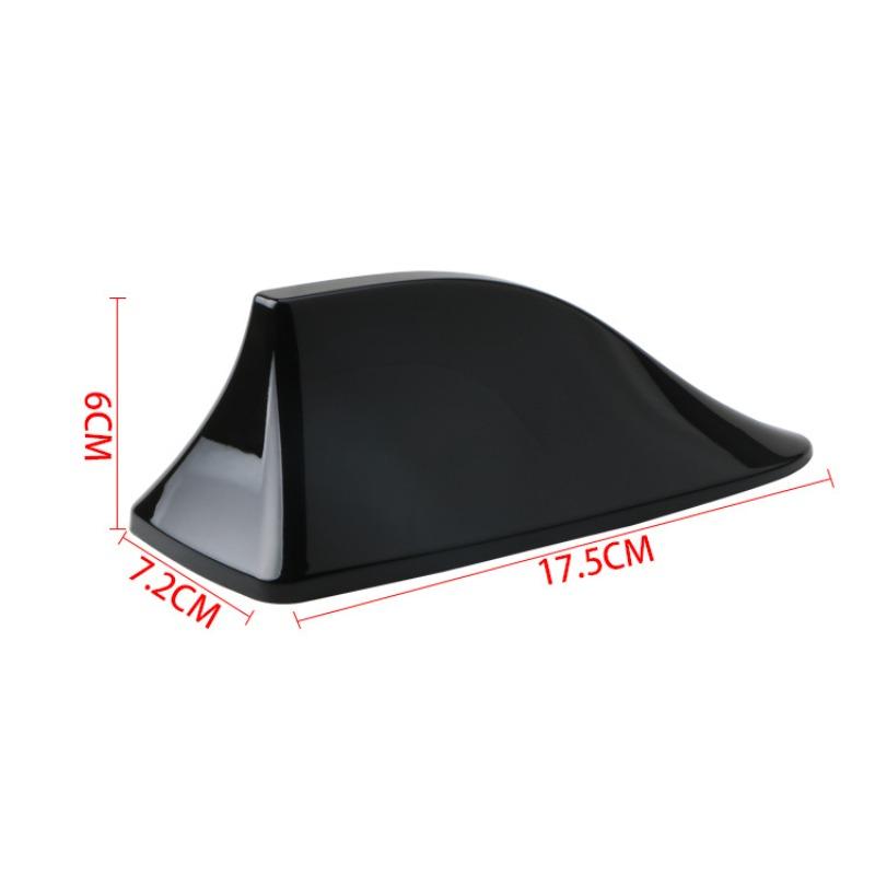 2pcs Car Shark Fin Antenna Cover Base Replacement Radio Signal Aerials Roof Exterior Accessories Decoration Car Styling