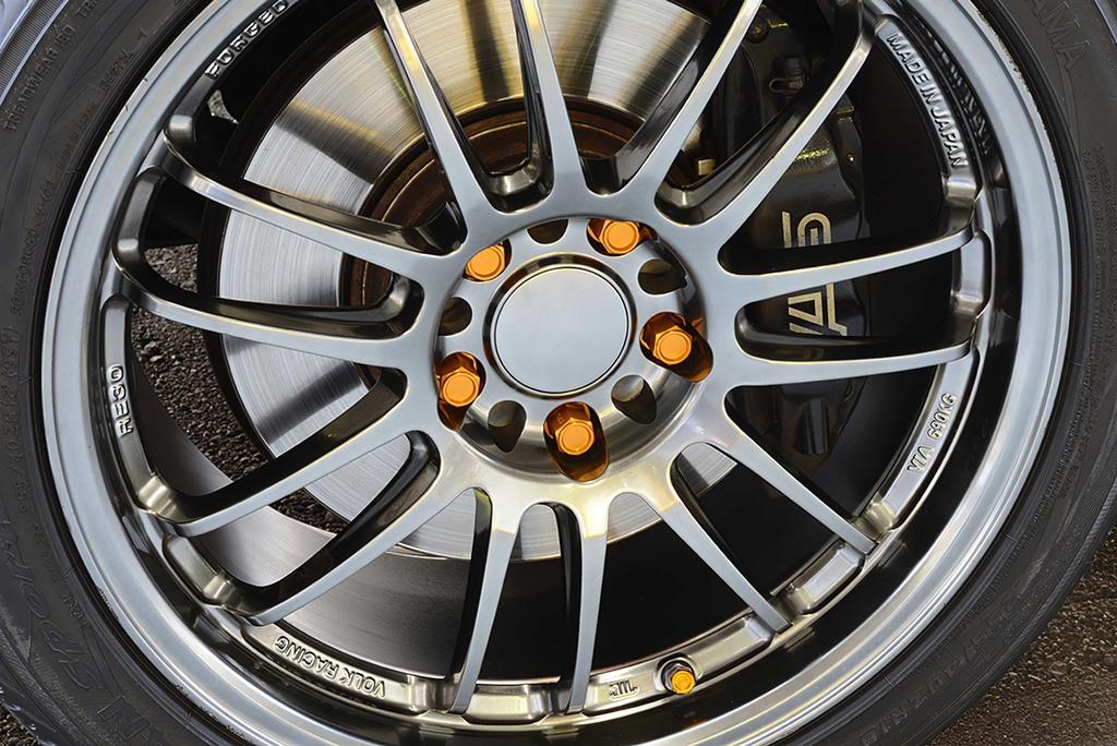 Kyoei Sangyo LEGGDURA RACING Lock & Nuts, M12 x P1.5, 16-Piece Set, Yellow Gold, KIC16O