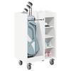 Golf Cabinet with Wheels Universal White 65 x 45 x 98 cm