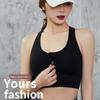 Front Zipper Shockproof Sports Underwear Online Beauty Back Gathered Yoga Fitness Bra