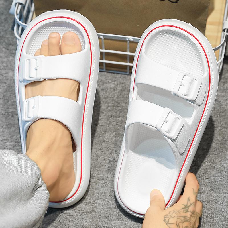 Fashion New Fashion Men's Slippers Summer EVA Soft Beach Sandals Non-slip Fashion Designer Walk Flip-flops Bathroom