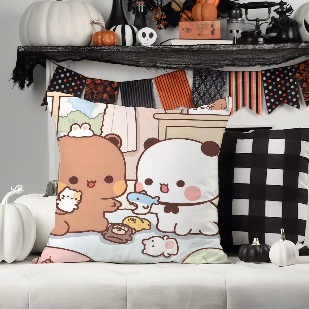Cartoon Cute O-One Or Two Pillow Case Office Cushions Suitable For Sofa Car Bedroom Decorative Cushion Cover