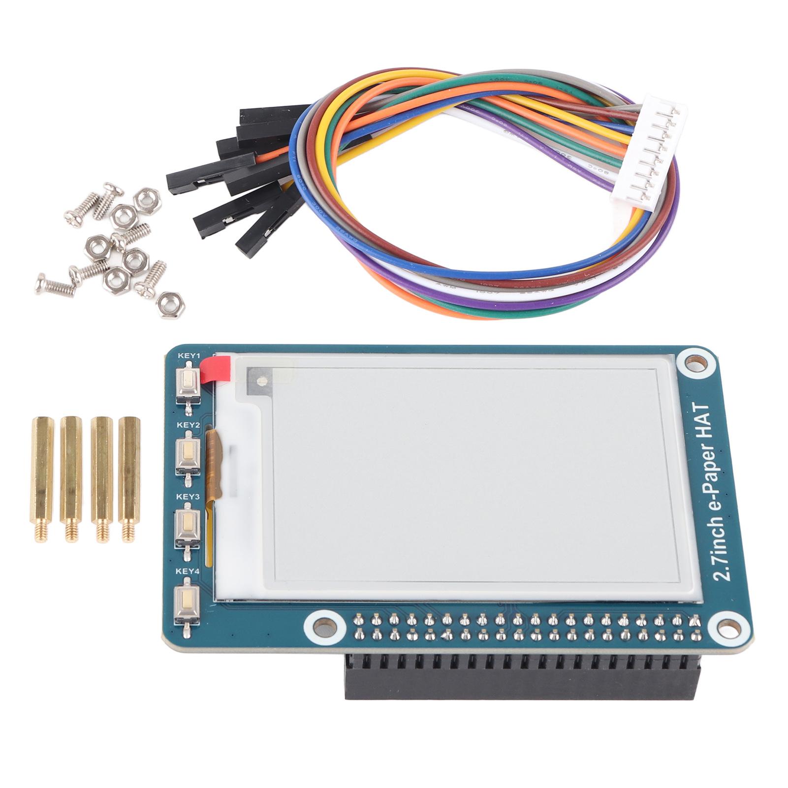 

2,7-дюймовий EPaper HAT EInk модуль 2-кольорова плата дисплея для Raspberry Pi Arduino