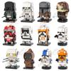 Sci-Fi Movie Series Character Building Blocks Creative Interstellar Soldier Action Figure Model DIY Assembly Brick Toys For Kids