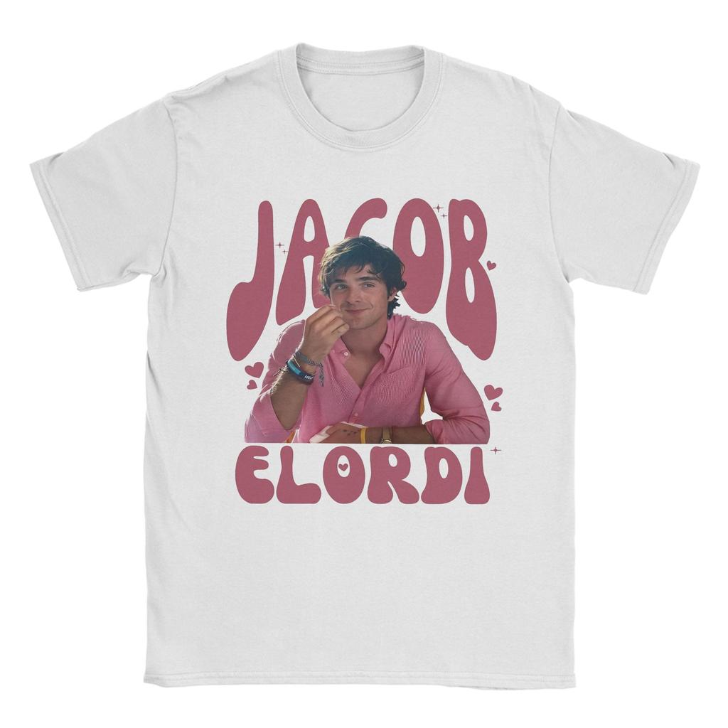 Unisex TShirt Romantic Jacob Elordi Funny 100 Cotton Tee Shirt Short Sleeve T Shirt Round Neck Clothing Graphic Printed