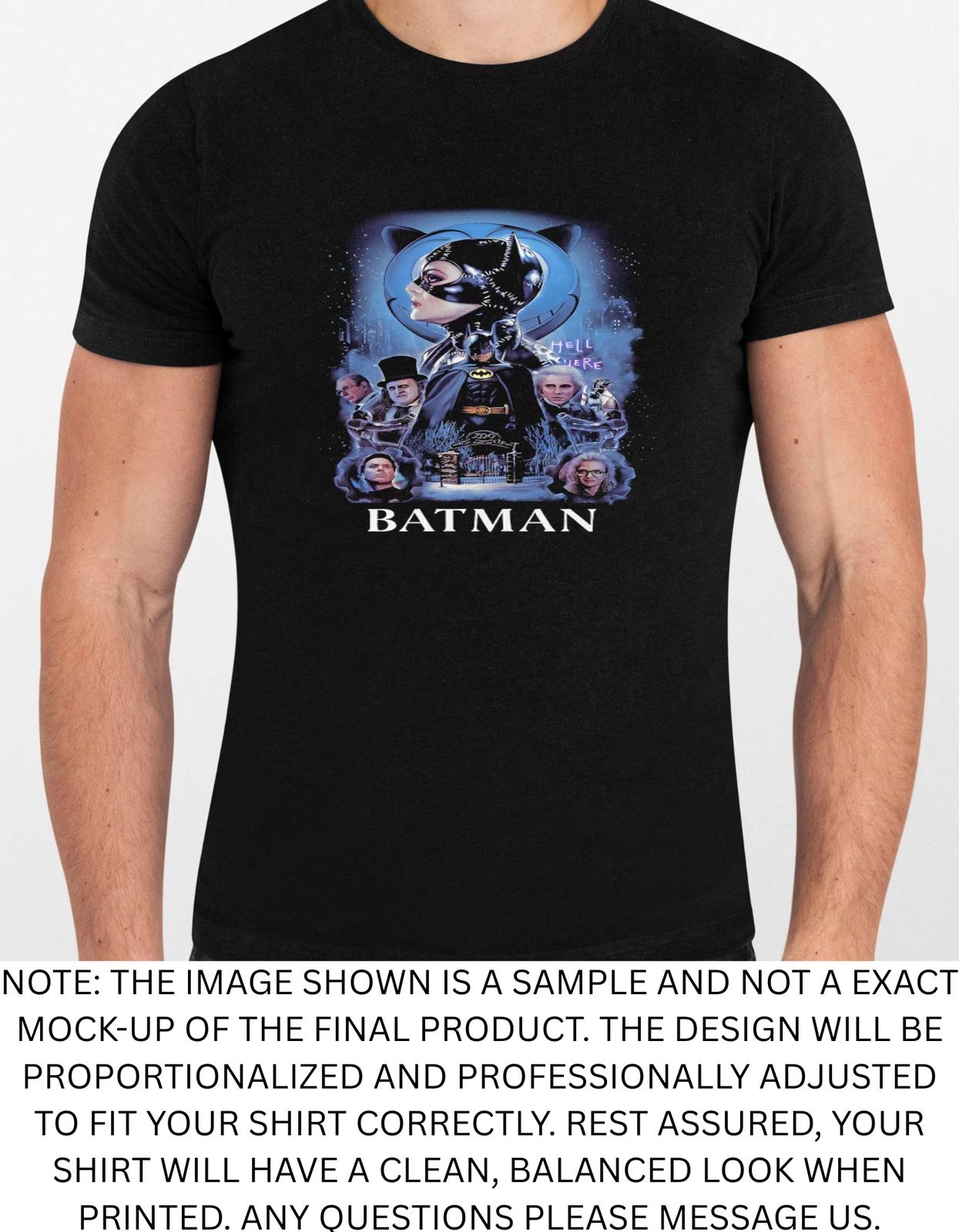 Men s and Women s T-shirts Batman Movie Poster Graphic XXL