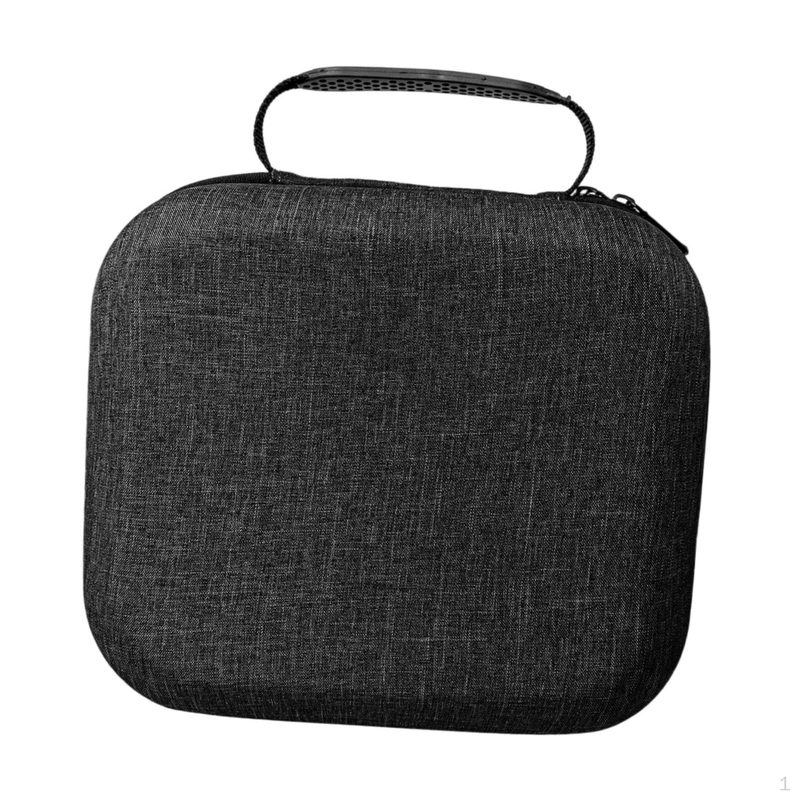 

И Чехол для хранения динамика, Многоцелевой сверхпрочный кейс для переноски с ручкой, Портативный для путешествий чёрный