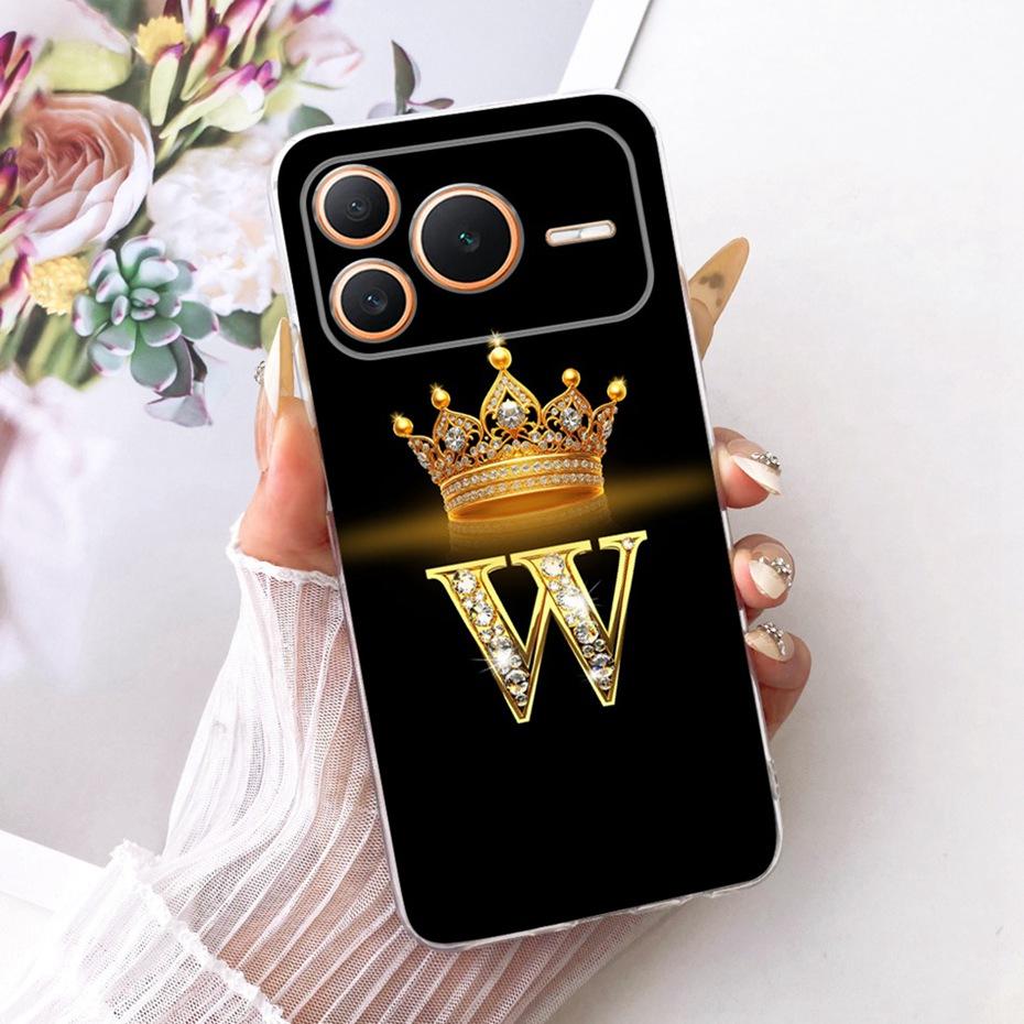 Fashion Letter Phone Case For Honor Power 2 Clear TPU Back Cover For Honor Power Power2 Soft Silicone Cases