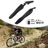 Ajustable Bike Mudguards 3‑part Bike Fenders for 24/26/27.5 Inch Wheels Bicycle Accessories