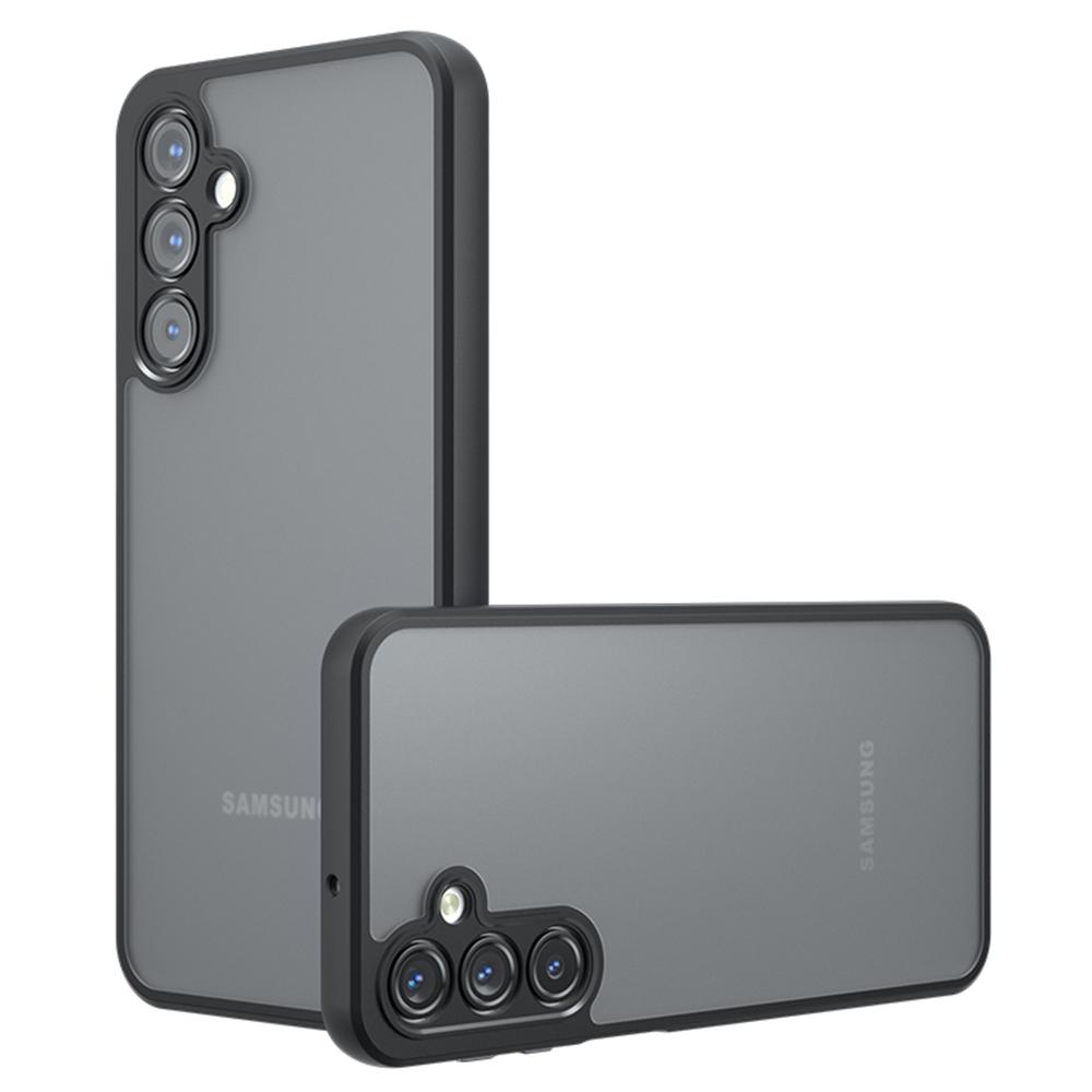 

Для Samsung Galaxy A16 5G/A16 4G Чехол Skin-Touch TPU+PC Матовый Чехол для Телефона, Прозрачный Черный A