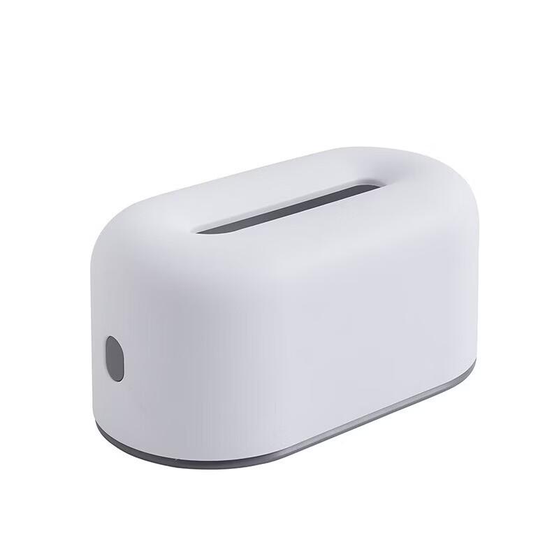 GuangZhuoJia Cream Plastic Tissue Box - 2 Pack