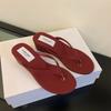 Fashion SUOJIALUN 2024 Summer New Women Slipper Fashion Low Weadge Heel Ladies Elegant Flip Flops Shoes Outdoor Casual Beach Slides Shoe