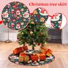 Christmas Tree Skirt Christmas Tree Bottom Decoration Short Furry Tree Skirt Tree Bottom Decoration