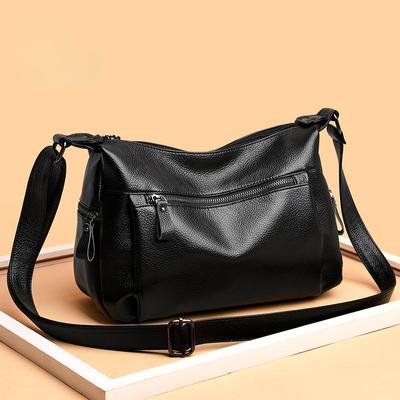 Borsa da Donna Borsa a Mano alla Moda Borsa da Mamma di Mezza Età Borsa a Spalla Tinta Unita Borsa a Mano da Donna Borsa Messenger