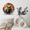 Premium 30x30cm Round Glass Wall Clock with Scratch-Resistant Coated Surface