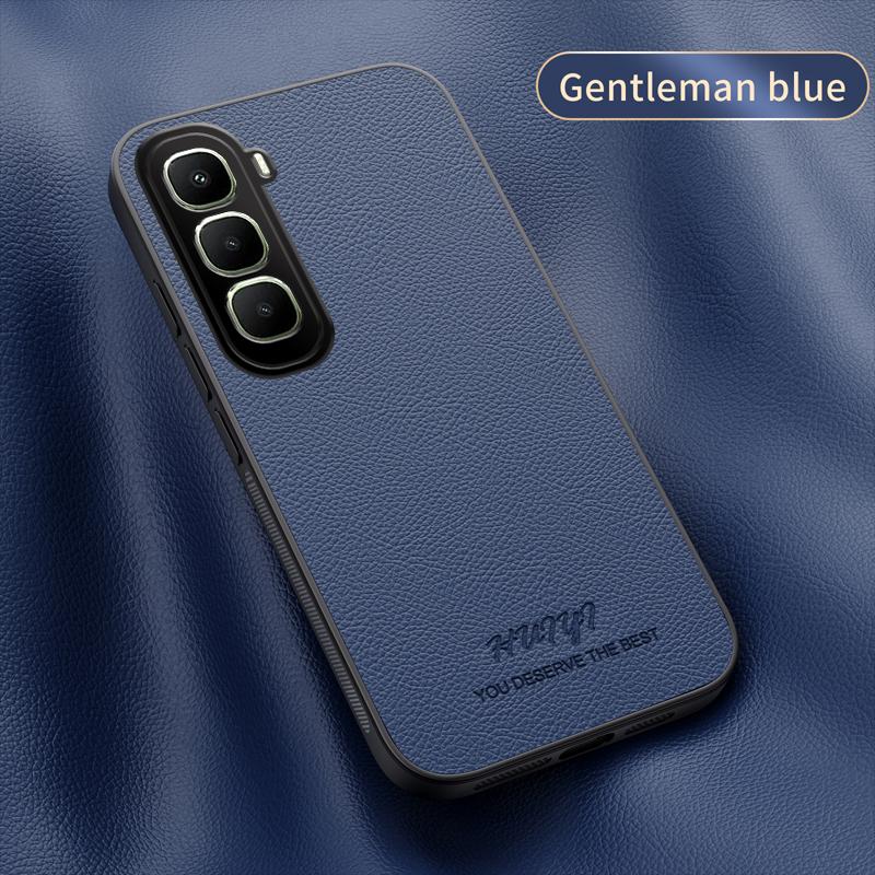 Luxury Business Leather Soft Frame Magnetic Cover For Infinix Hot 60 Pro Plus Hot60Pro+ 4G Phone Cases Capa