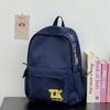 Schoolbag Junior High School Student Schoolbag Women's Trend Letters Large Capacity Leisure Travel Backpack New College Student Backpack Men