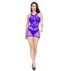 Sex Underwear Sexy Mesh, Jacquard Perspective Mesh Garment Suspender Hip Skirt Color
