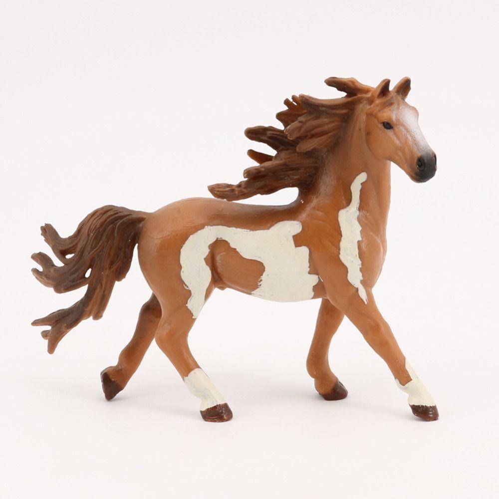 PVC Figurines Horse Animal Model Simulation Wild Life Horse Model  Early Educational