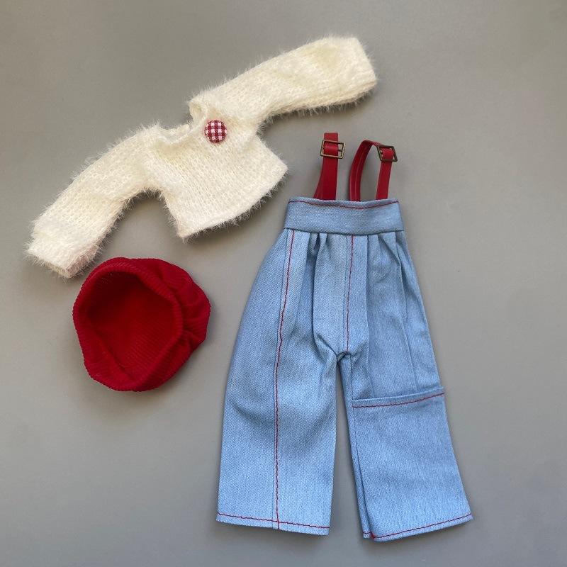 Vestito Invernale Carino per Bambola da 30cm Completo 16 Accessori per Bambola Giocattolo Vestire per Bambine