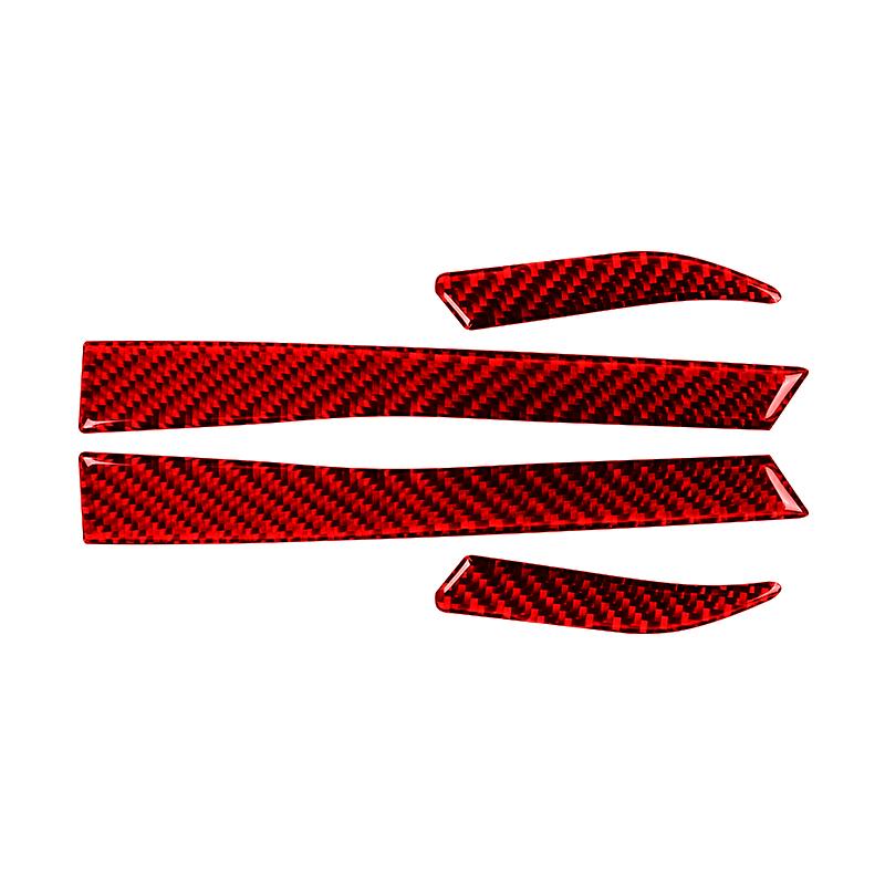 Per Ford Mustang GT 2015-2021 Accessori Auto Striscia Decorativa Specchietto Retrovisore Auto in Fibra di Carbonio Copertura Rivestimento Adesivi Personalizzati