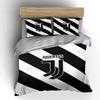 Set Biancheria da Letto Juventus Bianco Nero Set Copripiumino Copripiumino Federe (1 * Copripiumino 2 * Federe, senza piumino)