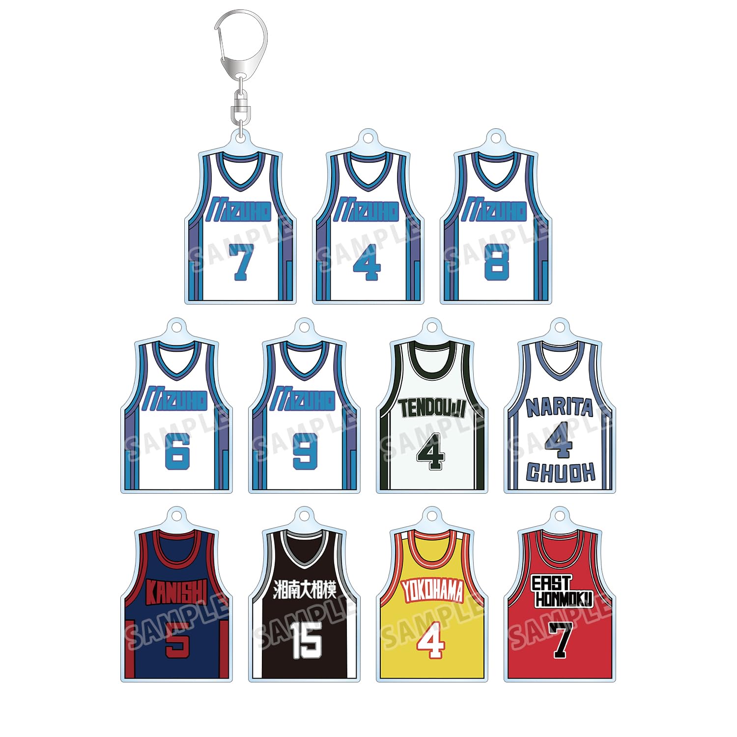 

DEAR BOYS Trading Acrylic Box of 11 Keychains,