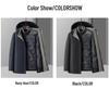 Men's Windproof Winter Down Jacket with Detachable Liner - Middle-Aged Business Style
