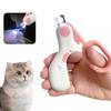 Pet Cat Dog Nail Clipper Cutter Hole with Nail File To Avoid Excessive Cutting Professional Grooming Tool