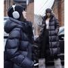 Black Down Jacket Women Hooded Coat Keep Thickening Warm Fashion Streetwear Duck Down Feather Female