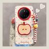 Shockproof Silicone Phone Case Mate 70 Pro With Lanyard Heart Design Cartoon Style Full Coverage