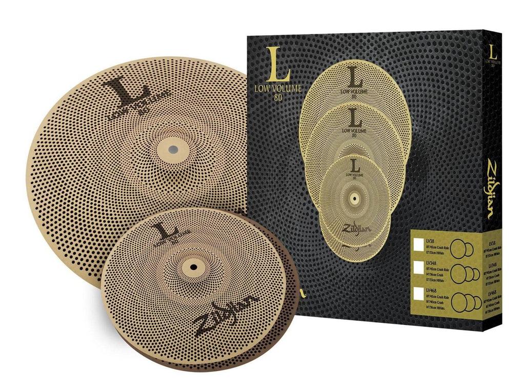 Zildjian low volume cymbal set L80 LV38
