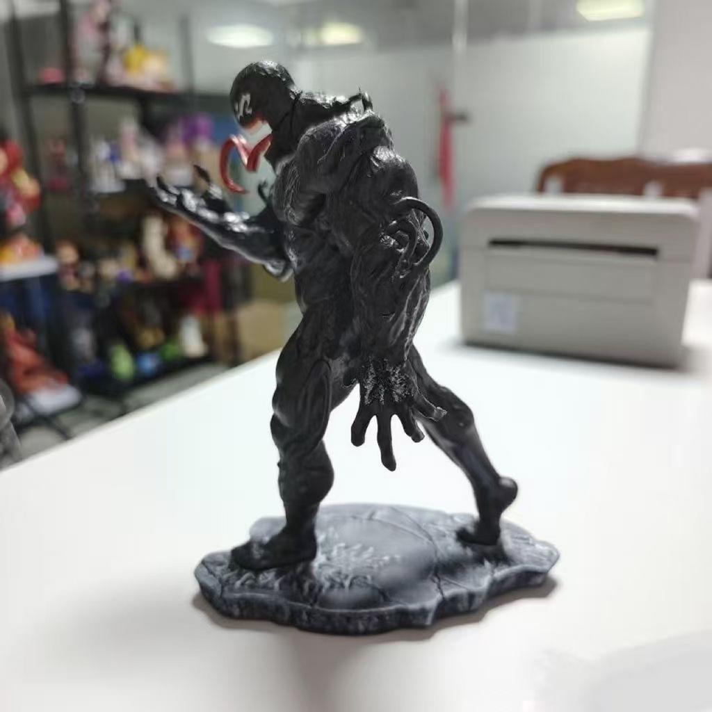 18cm New Venom Small Size Anime Figure Action Model Dolls Decorative Collectible Boy Children Toy Gift Poseable Articulated Scale Detailed Movable