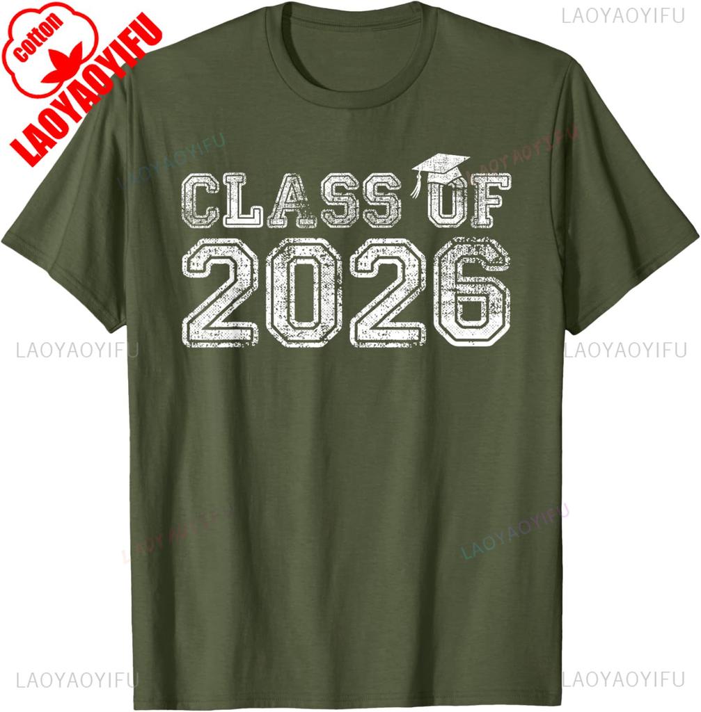 Senior 2026 Graduate Class of 2026 Graduation Men Women TShirt  Graphic T Shirts Harajuku Shirts Funny Regular Short Sleeve