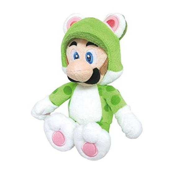 Sanei Boeki Super Mario 3D World Неко Луиджи (S) Мягкая игрушка сидячая высота 18см 811882