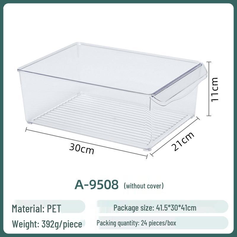 Food-Grade Transparent Refrigerator Storage Box – Large Capacity for Kitchen Organizing