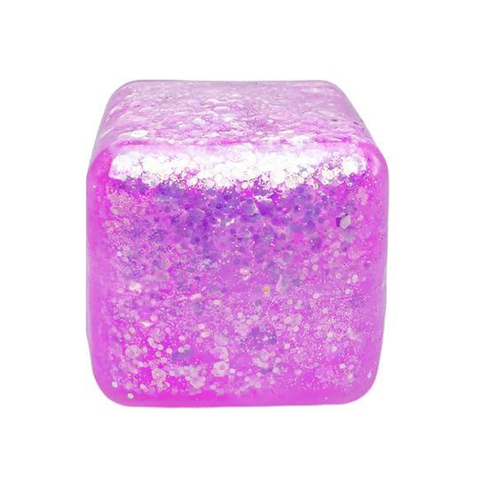 Dekompressions Glitzer Würfel Knetspielzeug Angstlinderung Stress Würfel Knet Sensorik Spielzeug Langsam Aufgehend Büroangestellte Entspannung Stress