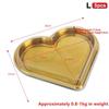 Boîtes à Fruits en Forme de Cœur 3 Pièces Avec Couvercle Contenants de Stockage pour Sucre Boîte Créative à Bijoux Bonbons Snacks pour Cadeau de la Saint-Valentin Décoration de Fête