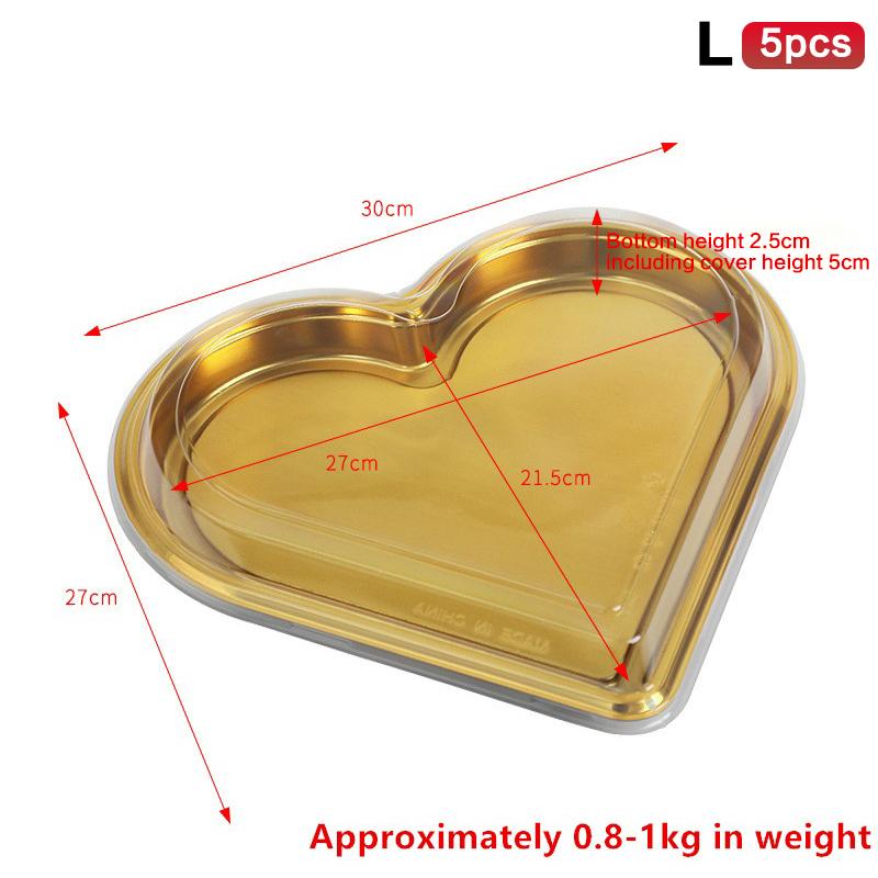 Boîtes à Fruits en Forme de Cœur 3 Pièces Avec Couvercle Contenants de Stockage pour Sucre Boîte Créative à Bijoux Bonbons Snacks pour Cadeau de la Saint-Valentin Décoration de Fête