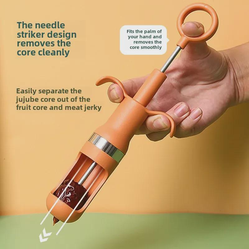 Automatický odstraňovač jader červených datlí a hlohu - Domácí nástroj