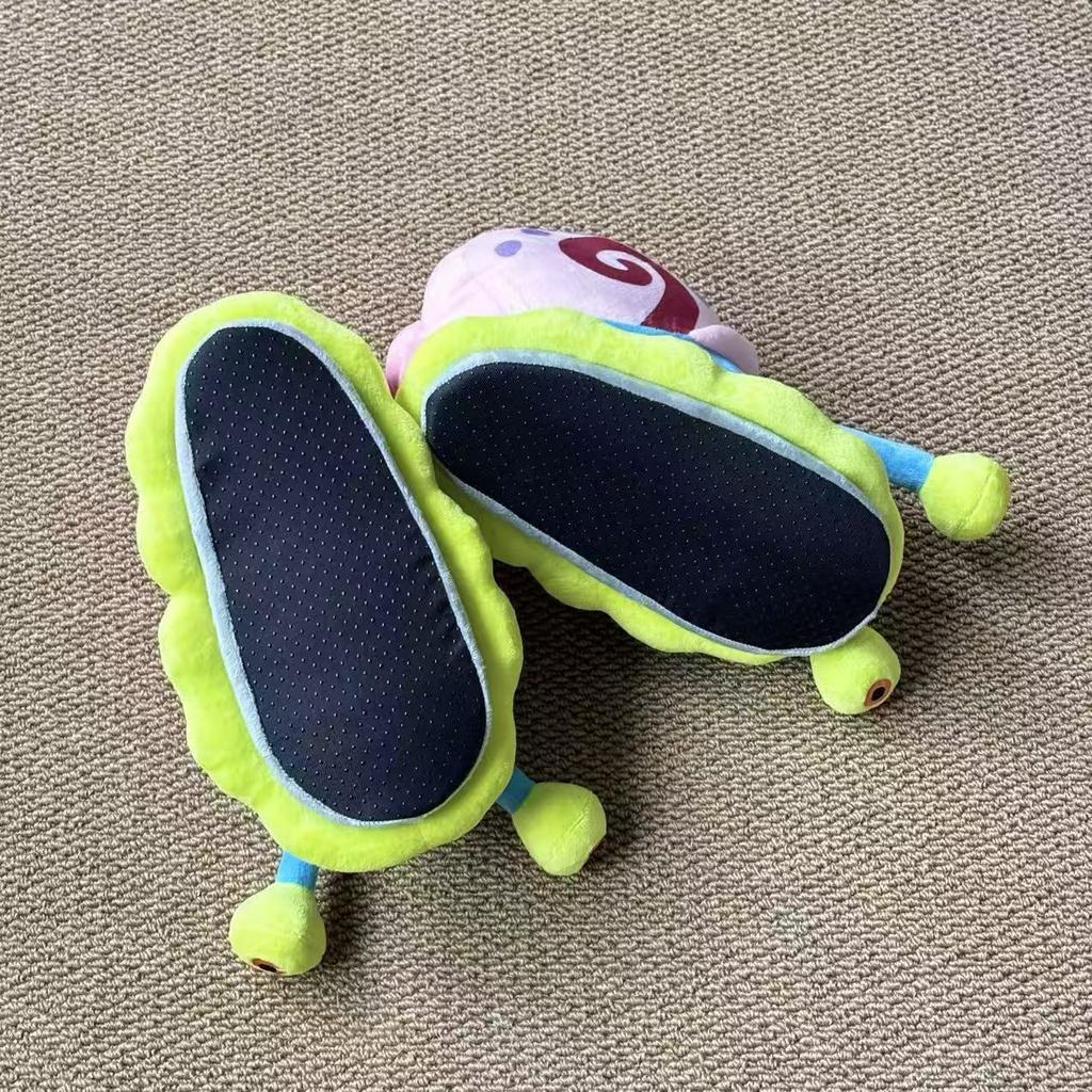 Snail Slippers Comfortable Velvet House Shoes with Closed Heels (Unisex)