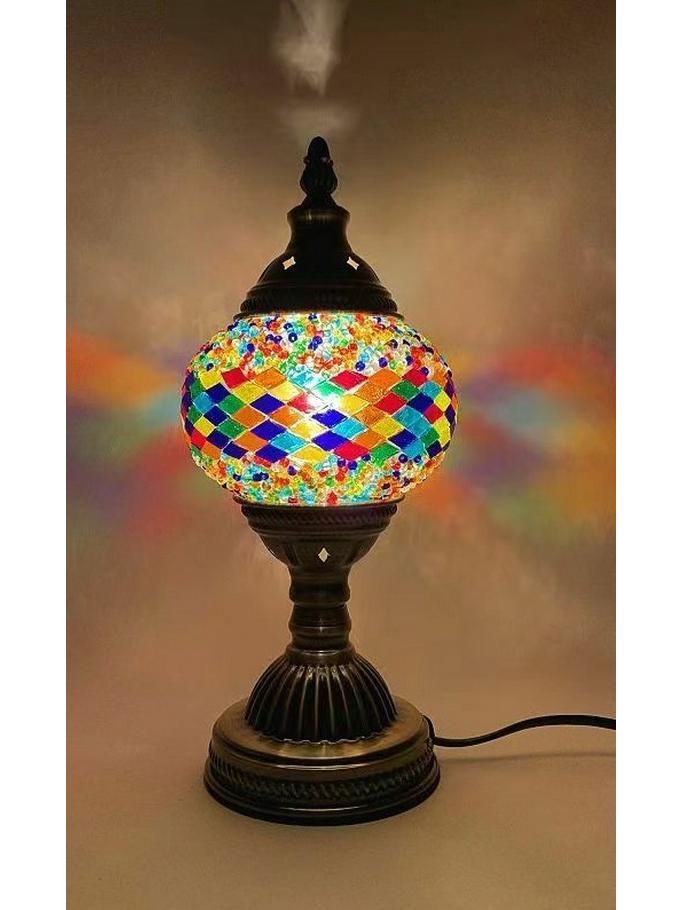 Bohemian Turkey Style Table Lamp - LED Night Light for Bedroom, Study, or Dining