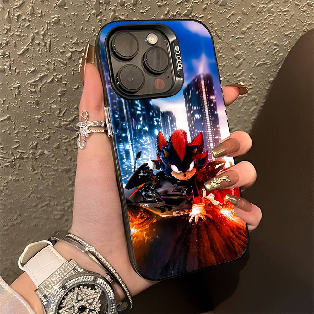 

S-ShadowS H-HedgehogS Phone Case For iPhone 15,17,12,14,13,16,11,E,Max,Plus,Air,Pro,Mini Matte Protect Cover iPhone15plus