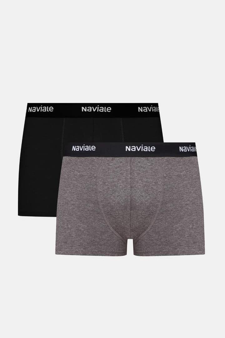 

Трусы боксеры, 2 штуки Naviale (90746) 50(L) різнокольорові кольору
