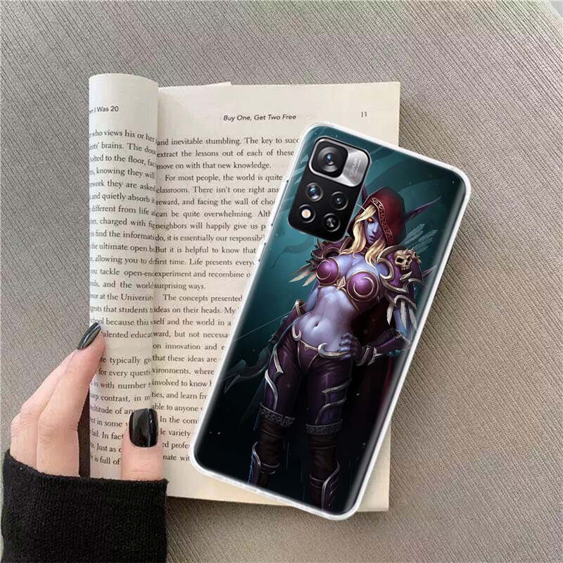 

W-World Of W-Warcraft Elf Phone Case For Redmi Note 13 12 Pro Plus 14 15 Pro 5G 11 11T 11E 11S 10 Pro 10S 9 9S Cover Cell Clear Redmi Note 11T(11)5G
