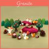 Autumn Harvest Resin Cat Figurine With Cute Style For Collectors And Decorators