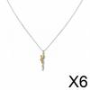2 Pendants, Sentimental Gift, Necklace with Pendant, Hugging Figures for Parents,
